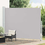 Patio Retractable Side Awning 220x314cm Grey