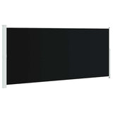 Patio Retractable Side Awning 220x500cm Black