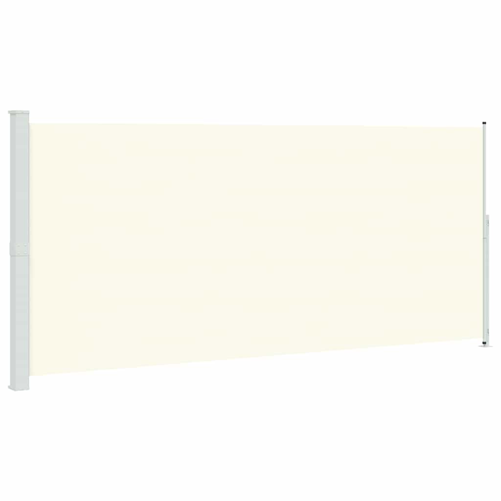 Patio Retractable Side Awning 220x500cm Cream
