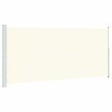 Patio Retractable Side Awning 220x500cm Cream