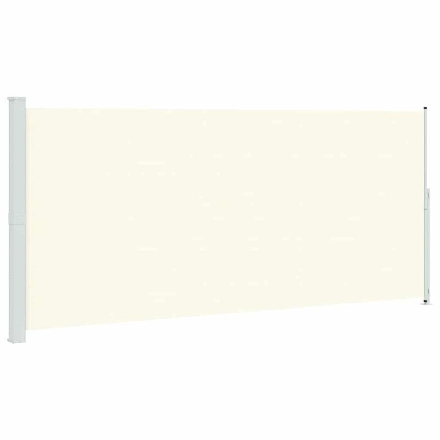 Patio Retractable Side Awning 220x514cm Cream