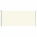 Patio Retractable Side Awning 220x514cm Cream