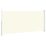 Patio Retractable Side Awning 220x500cm Cream
