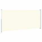 Patio Retractable Side Awning 220x514cm Cream