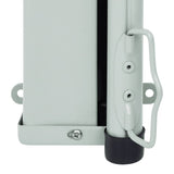 Patio Retractable Side Awning 220x500cm Cream - Rear View