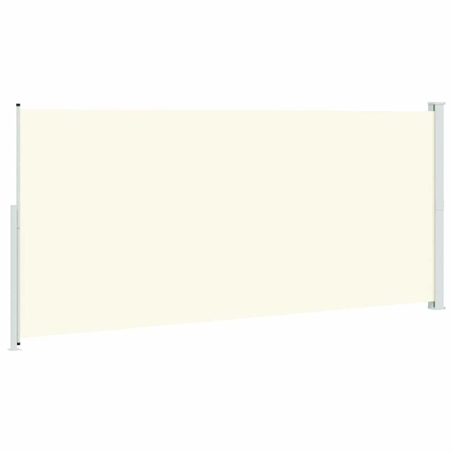 Patio Retractable Side Awning 220x514cm Cream