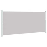Patio Retractable Side Awning 220x500cm Grey