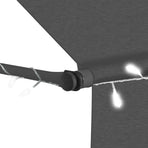 Manual Retractable Awning With Led 300 Cm Anthracite