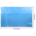 Rectangular Pool Cover 1000x600 cm PE Blue