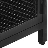 TV Cabinet 130x30x37 cm Solid Rough Mango Wood - Top-Down View