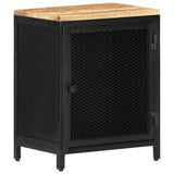 Bedside Cabinet 40x30x53 cm Solid Rough Mango Wood - Extra Image