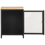 Bedside Cabinet 40x30x53 cm Solid Rough Mango Wood