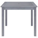 Garden Dining Table 88x88x74 cm Solid Acacia Wood