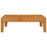 Garden Table 68.5x68.5x24 cm Solid Acacia Wood - Top-Down View