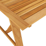 Garden Dining Table 206x100x74 cm Solid Acacia Wood - 45-Degree Angle