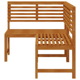 Garden Corner Bench 140 cm Solid Acacia Wood - 45-Degree Angle