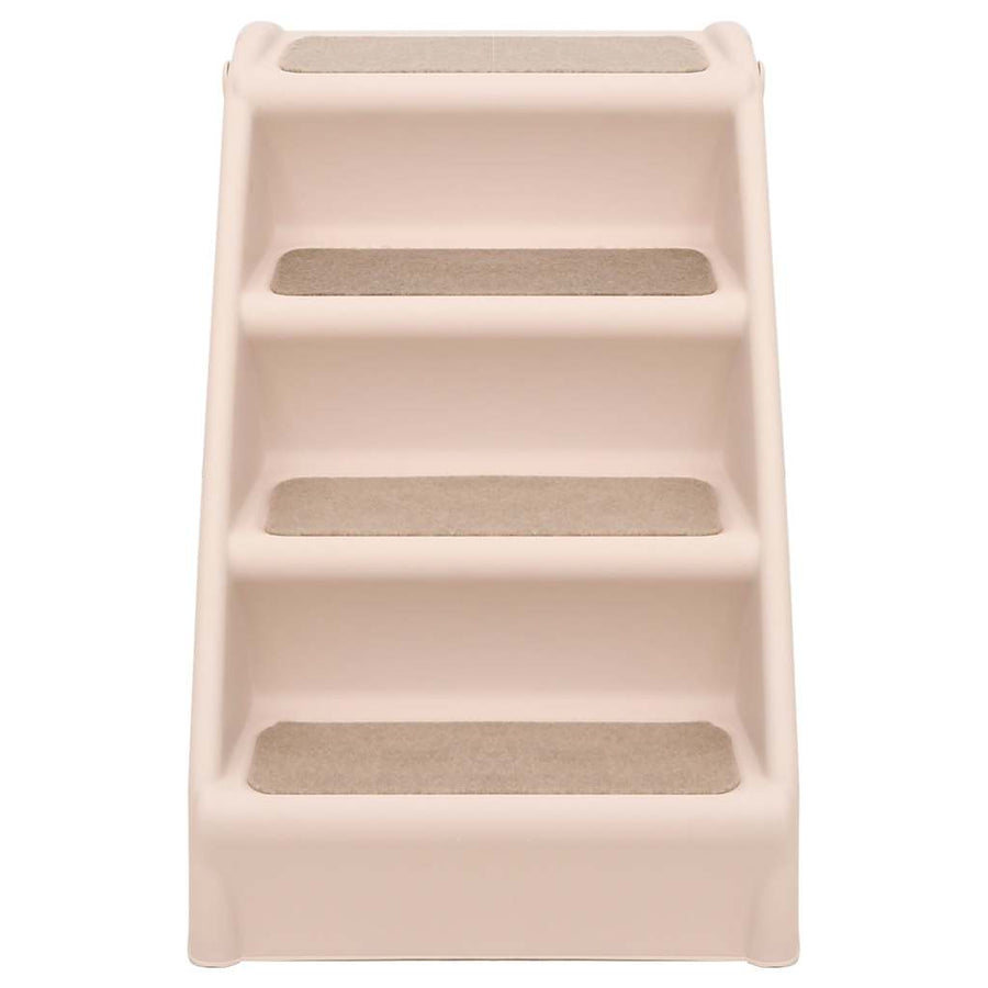 Folding Dog Stairs Cream 62x40x49.5 cm
