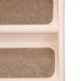 Folding Dog Stairs Cream 62x40x49.5 cm - Close-Up Angle