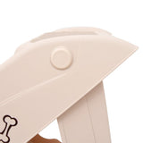 Folding Dog Stairs Cream 62x40x49.5 cm - Low Angle