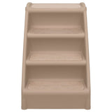 Folding Dog Stairs Brown 62x40x49.5 cm