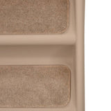 Folding Dog Stairs Brown 62x40x49.5 cm - Close-Up Angle