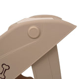 Folding Dog Stairs Brown 62x40x49.5 cm - Low Angle