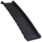 Folding Dog Ramp Black 155.5x40x15.5 cm