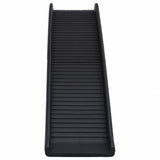 Folding Dog Ramp Black 155.5x40x15.5 cm - Side View