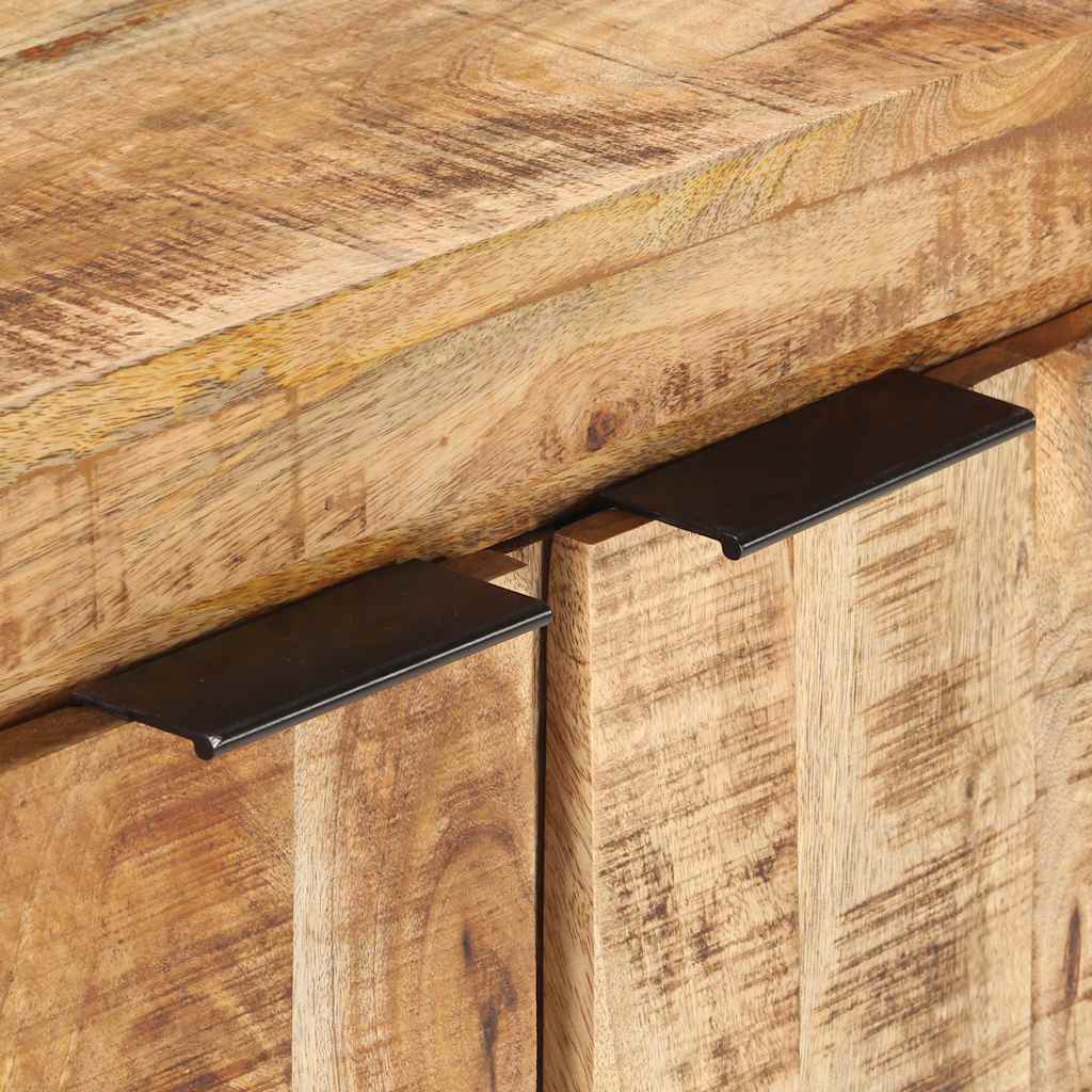Sideboard with 3 Drawers and 4 Doors Solid Mango Wood