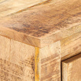 Sideboard with 3 Drawers and 4 Doors Solid Mango Wood