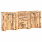 Sideboard with 3 Drawers and 4 Doors Solid Mango Wood