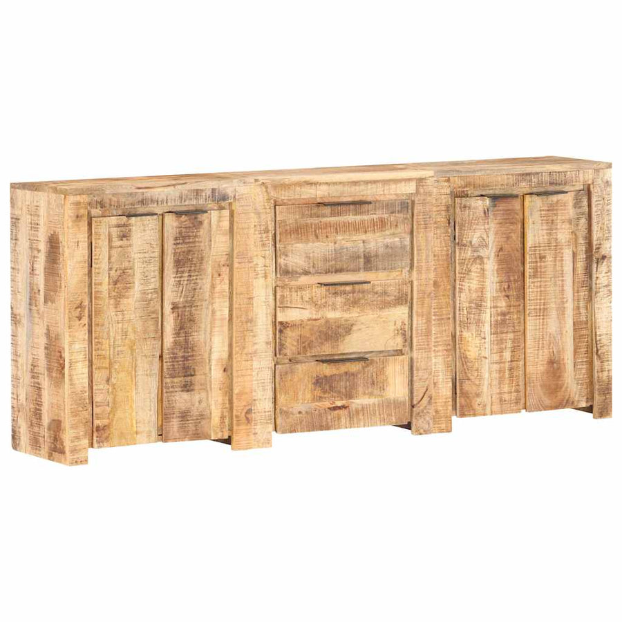 Sideboard with 3 Drawers and 4 Doors Solid Mango Wood