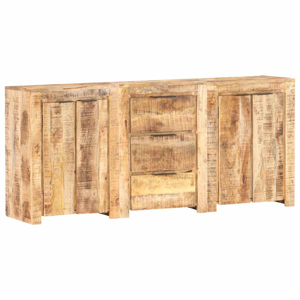 Sideboard with 3 Drawers and 4 Doors Solid Mango Wood