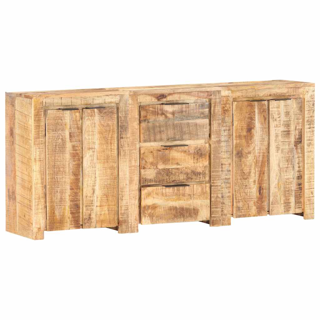 Sideboard with 3 Drawers and 4 Doors Solid Mango Wood