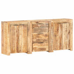 Sideboard with 3 Drawers and 4 Doors Solid Mango Wood