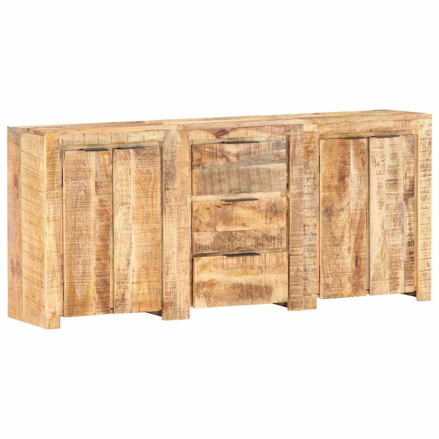 Sideboard with 3 Drawers and 4 Doors Solid Mango Wood