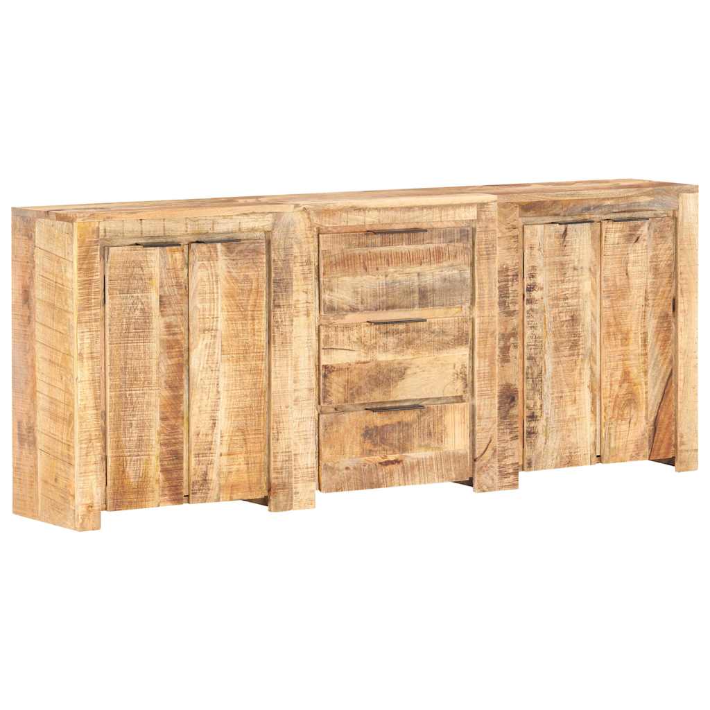 Sideboard with 3 Drawers and 4 Doors Solid Mango Wood