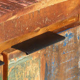 Drawer Cabinet 118x33x75 cm Solid Reclaimed Wood - Side View