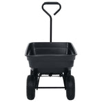 Garden Tipping Hand Cart 300 kg 75L Black