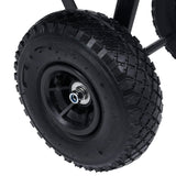 Garden Tipping Hand Cart 300 kg 75L Black - Rear View
