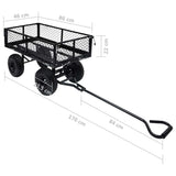 Garden Hand Trolley Black 250 kg - Extra Image