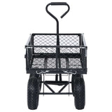 Garden Hand Trolley Black 250 kg
