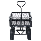 Garden Hand Trolley Black 250 kg - Top-Down View