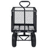 Garden Hand Trolley Black 350 kg - Side View