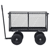Garden Hand Trolley Black 350 kg - Rear View