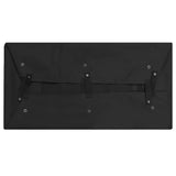 Garden Cart Liner Black 81x41x21 cm Fabric - Front View
