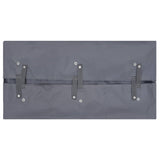Garden Cart Liner Dark Grey 81x41x40 cm Fabric - Front View