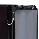 Bike Trailer Black and Blue 65 kg - Rear View