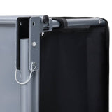 Bike Trailer Black and Grey 65 kg - Top-Down View