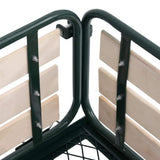 Garden Hand Trolley Metal and Wood 250 kg - Low Angle